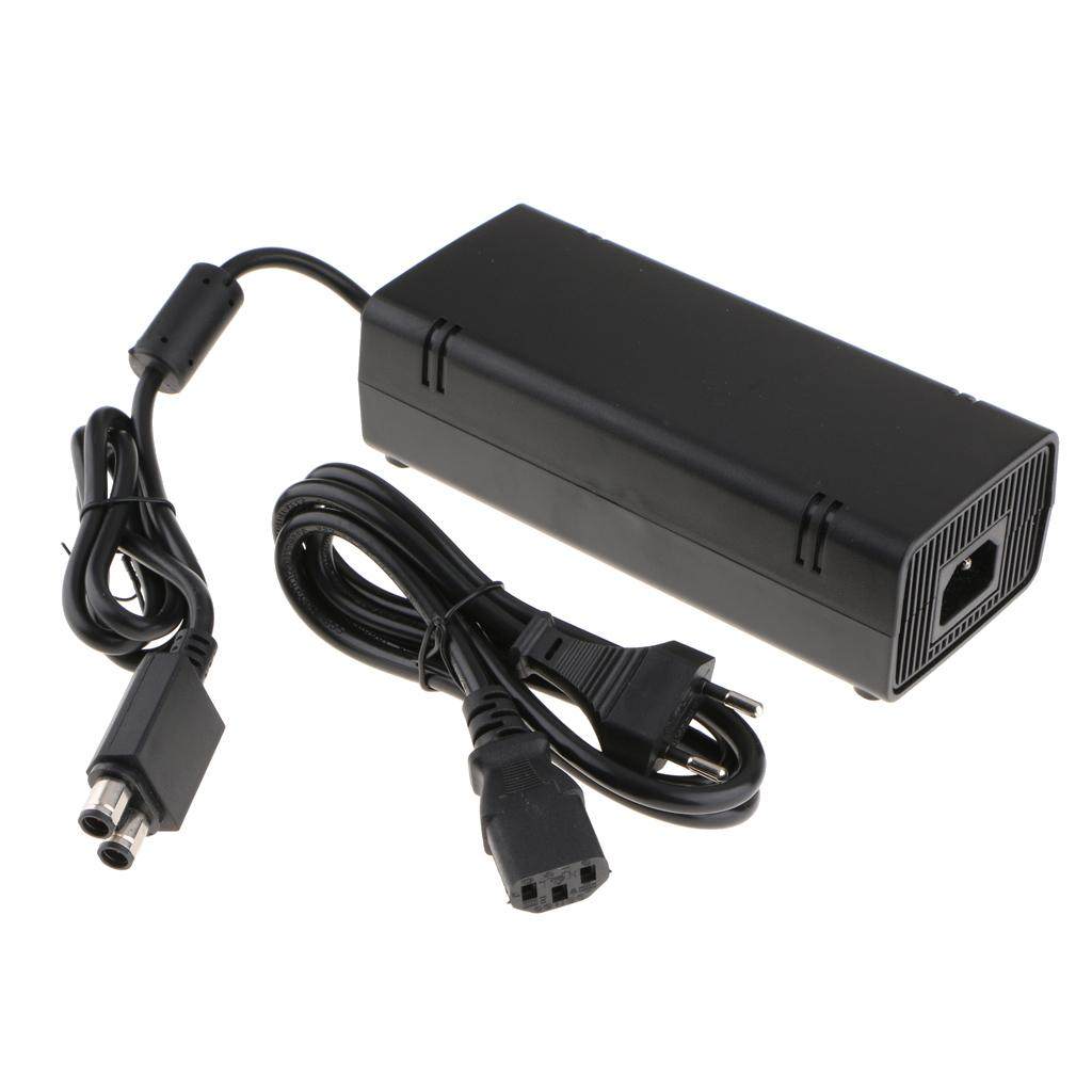 Power Supply Cord AC Adapter Power Brick Replacement Charger for Xbox 360 Slim 360 S with Cable Auto Voltage 100-245V, EU Standard
