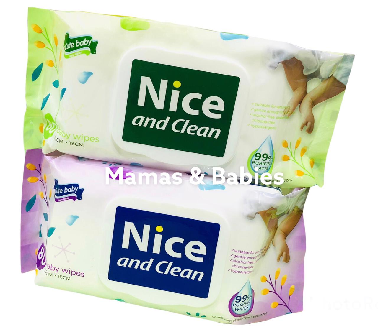 160 Pieces Baby Wet Wipes For Babies 2 Packs Of Nice Wipe
