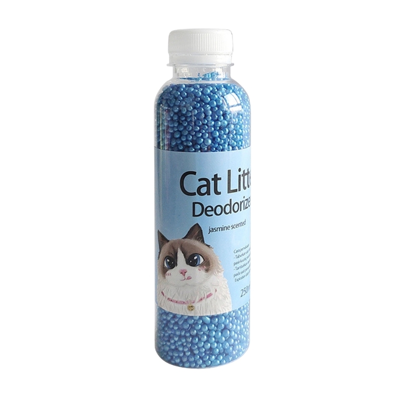 Cat Litter Deodorizer Litter Box Odor Eliminator Beads Refresh Active Carbon Natural-Extract Deodorant for Home 8 Ounces. 