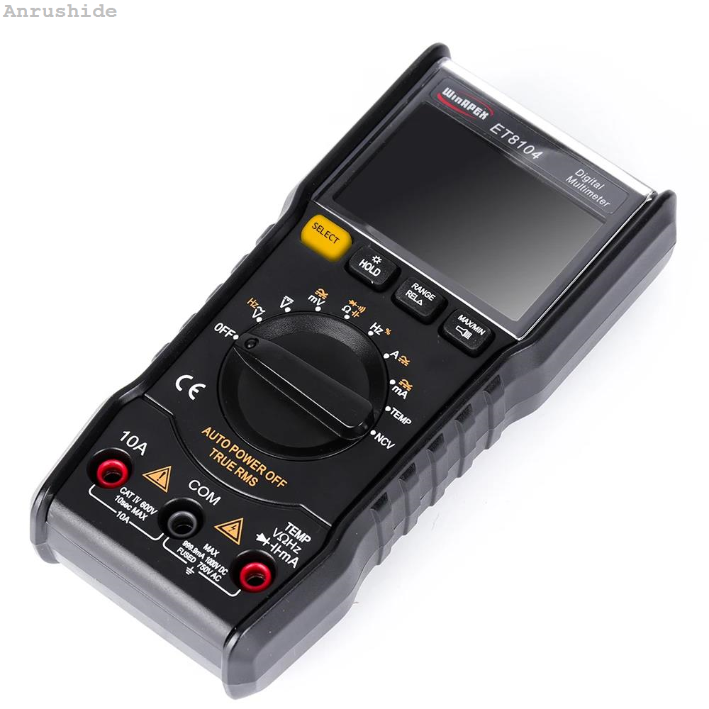 Anrushide WINAPEX ET8104 Digital Handheld Multimeter AutoRange