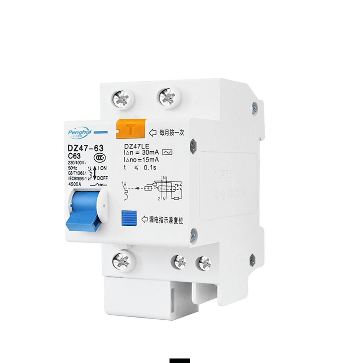 230v 1P 32A Trip Switch MCB Current Circuit Breaker Switch Current Leakage Protection Over Loard MCB Breaker D-1-47-1425 L