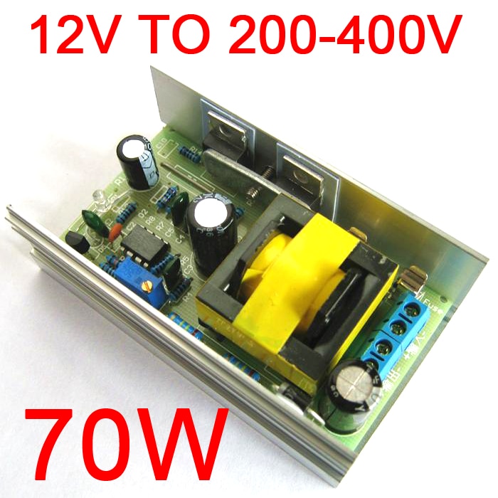 【VA VA VOOM】DC-DC 12V 24V to 200-450V 220V 380V High Voltage Boost Converter Up Power Supply module output