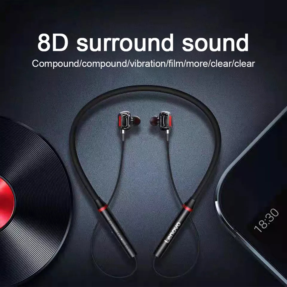 Lenovo Headphones HE05 Pro Wireless Bluetooth Earphones Sports.. 