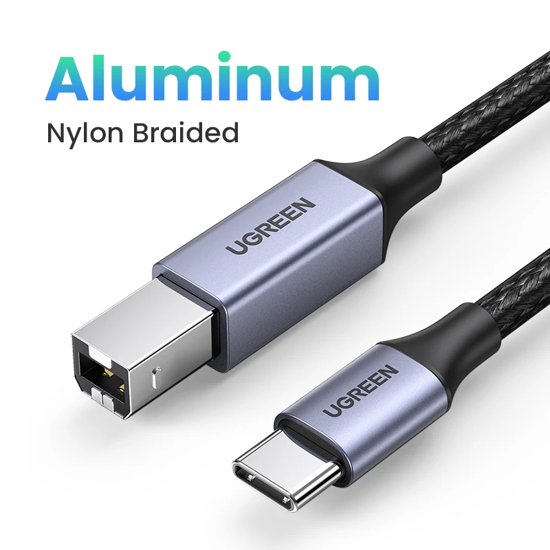 Ugreen USB C To USB Type B 2.0 Cable For New MacBook Pro HP Canon ...