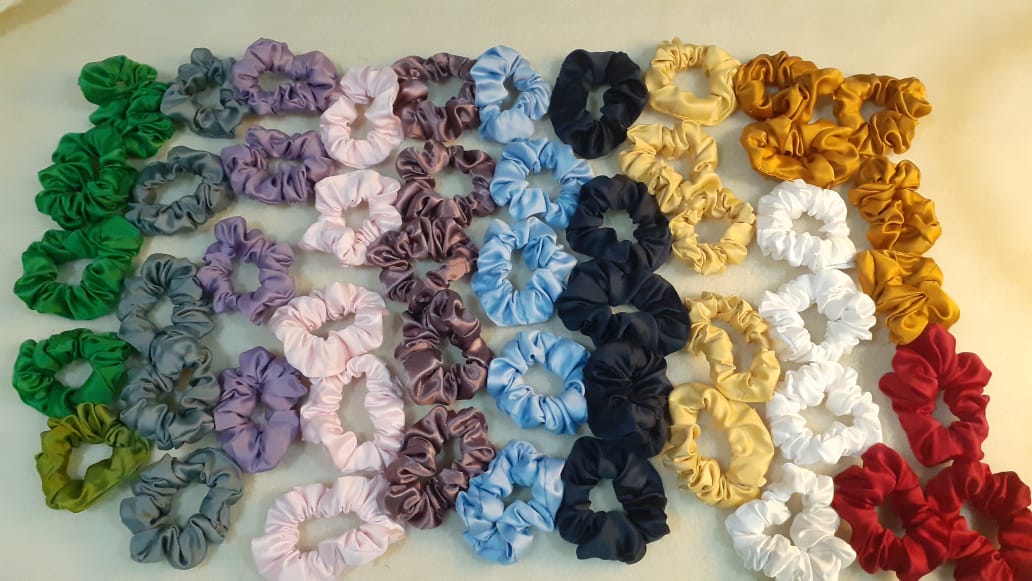 10 Random Korean Scrunchies | Luxury Valentina Hair Scrunchies | Elastic Hair Ponytail Scrunchy | Hair Tie | Hair Band | Korean Hair Band | Bool Band | Hand Bool | Girls Band | Woman Bool | Women Bool | Beautiful. 