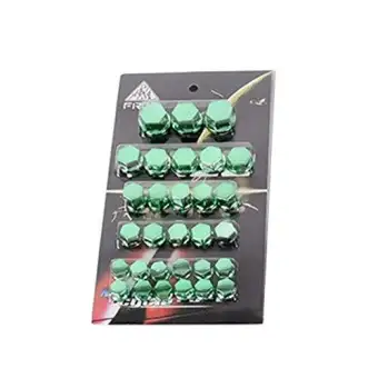 30pcs Motorcycle Bike Screw Nut Bolt Cap Cover Decoration Centro