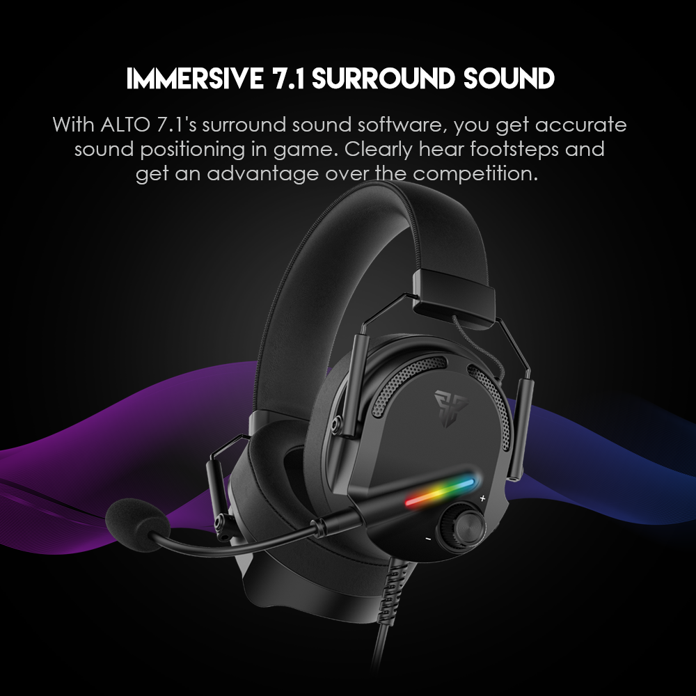 Fantech ALTO 7.1 HG26 Gaming Headset Built-In Microphone Noise Cancellation Wired. 