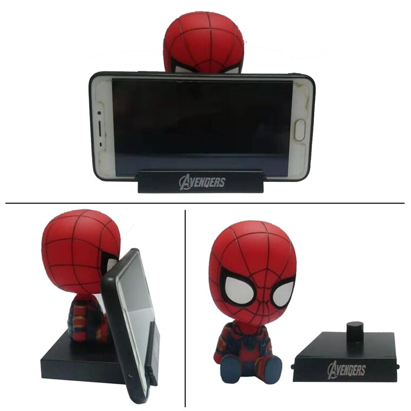 【Alizeker Mall】Superman Spider-Man The Hulk Thanos car accessories shake head hand model car interior accessories car ornament to. 