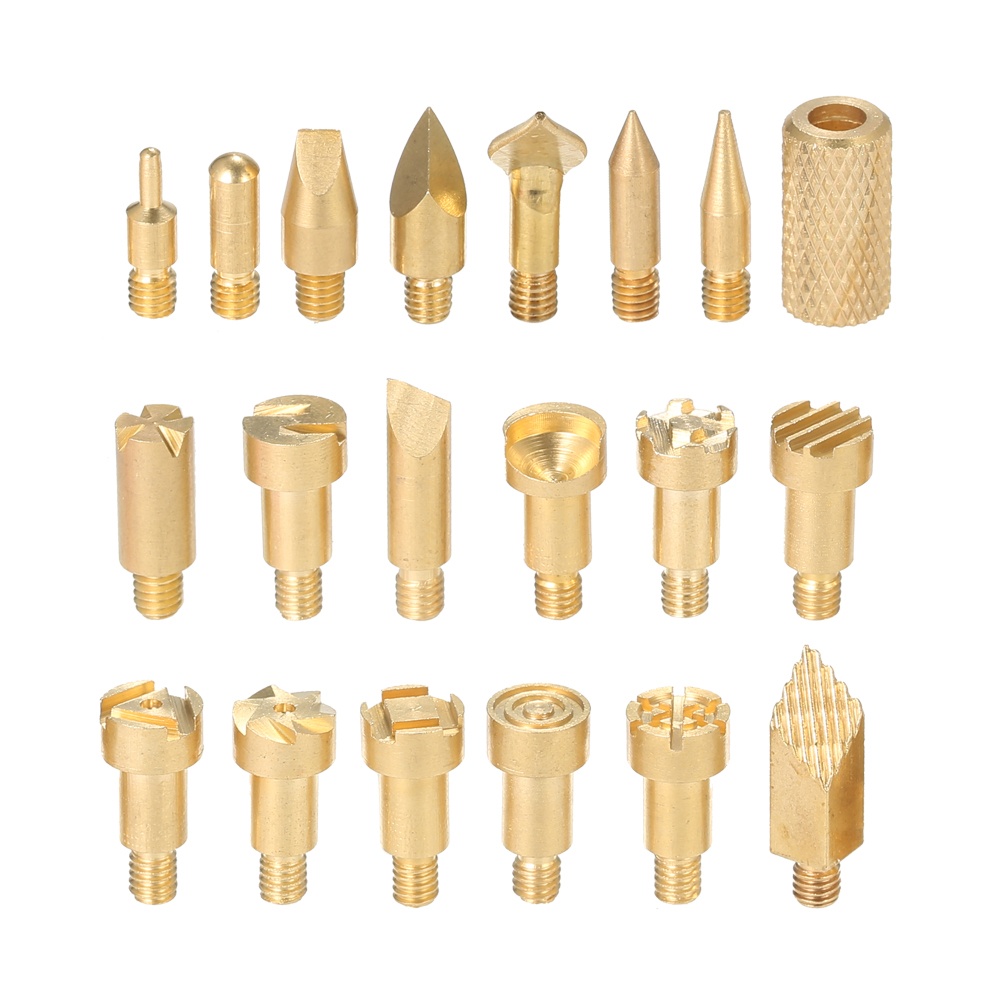 KOGEEK 30W 24PCS Wood Pyrography Tool Set Wood Burning Kit Woodburning Tips Hobby Craft Soldering Iron Pen Tools for Wood Burning/Carving/Embossing with Assorted Soldering Tips 220-240V. 