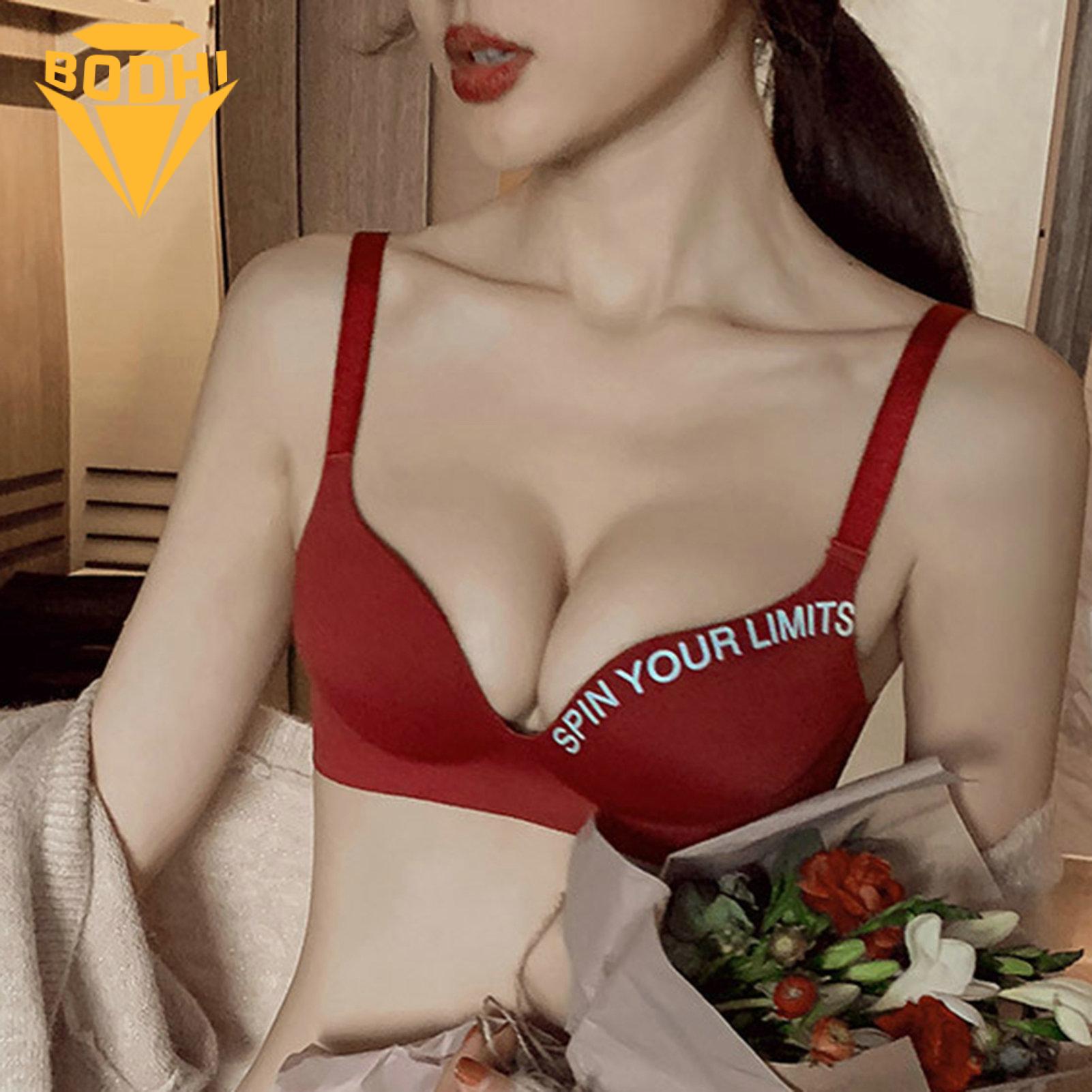 Wire-free Bra Comfortable Seamless Wireless Sports Yoga Bra with Adjustable Straps Push Up Support Favorite Push Up Bra. 