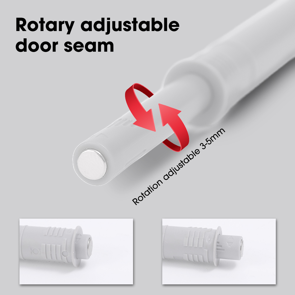 Cabinet Door Rebounder Handle-free Rebound Device Concealed Cabinet Door Rebounder Soft Quiet Closer for Furnitures Accessories. 