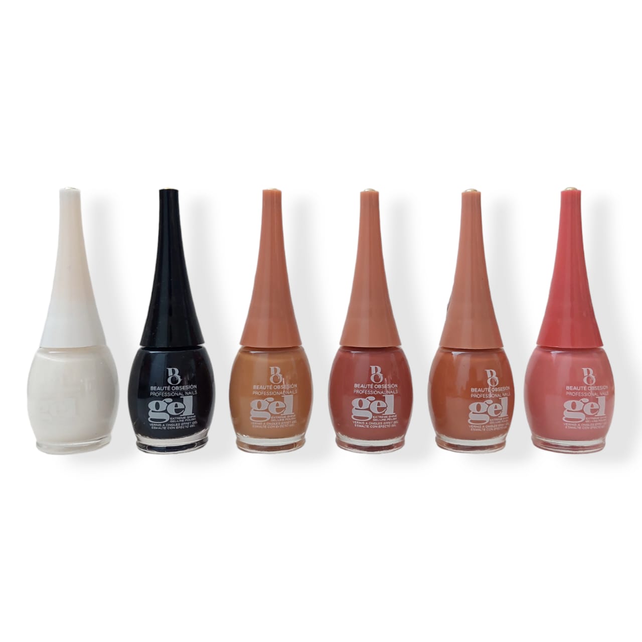 B.O Nail Polish 1/6Pcs Set Matte Long Wear Hot Trendy Fashion Smooth Colors Nude Collection Nail Art of Beauty Saloon for Women