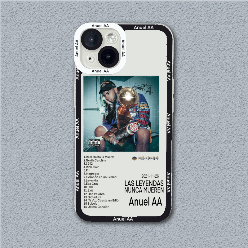 Anuel AA Real Hasta La Muerte Soft Clear Phone Case For iPhone 16 Cases iPhone 11 12 13 14 15 Pro Max XS X XR 7 8 16 Plus Cover. 