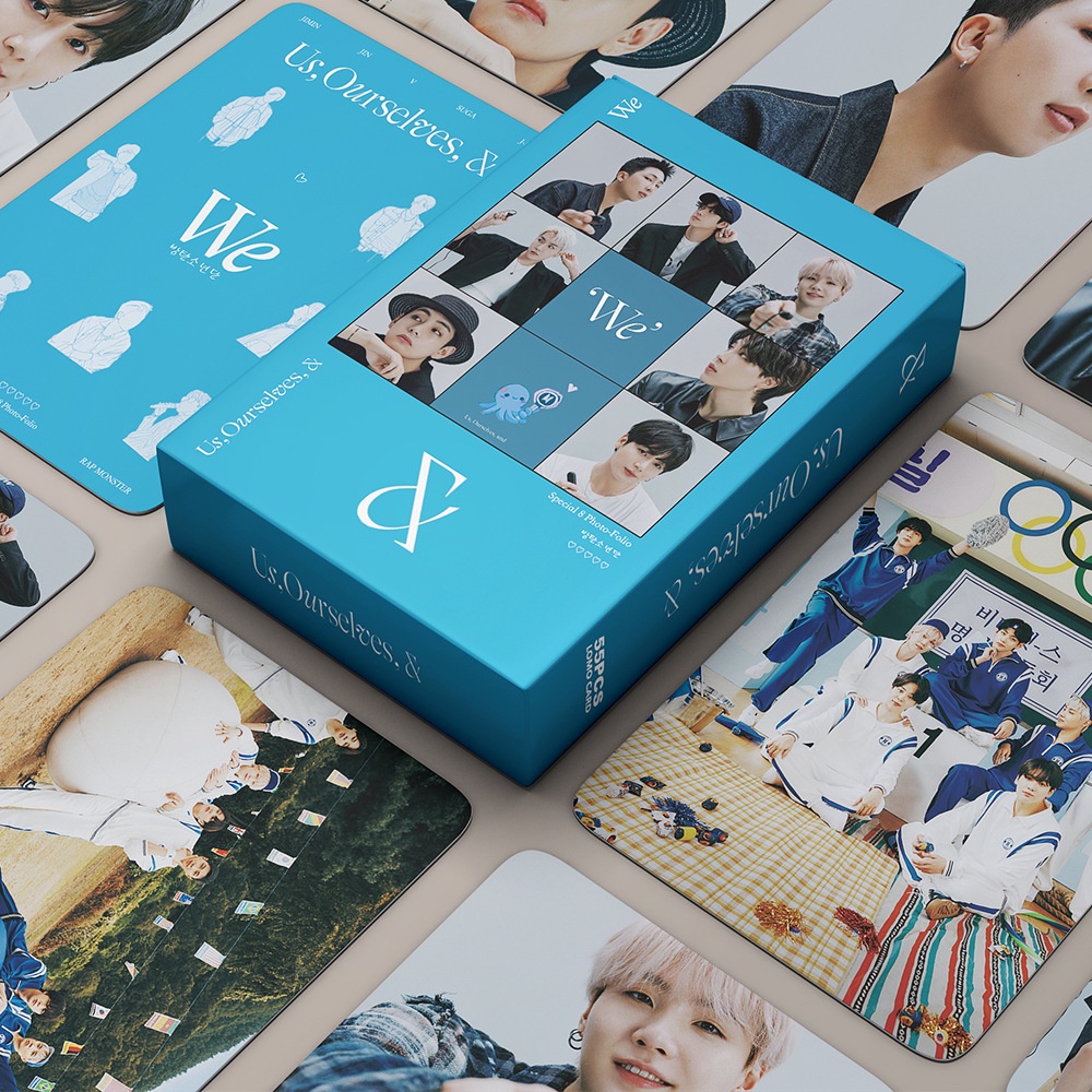 BTS Kpop Lomo Sticker Cards 30 Pcs Us Ourselves & We Bangtan Boys Album Poster V Jimin Jin Jungkook Suga J-Hope RM. 