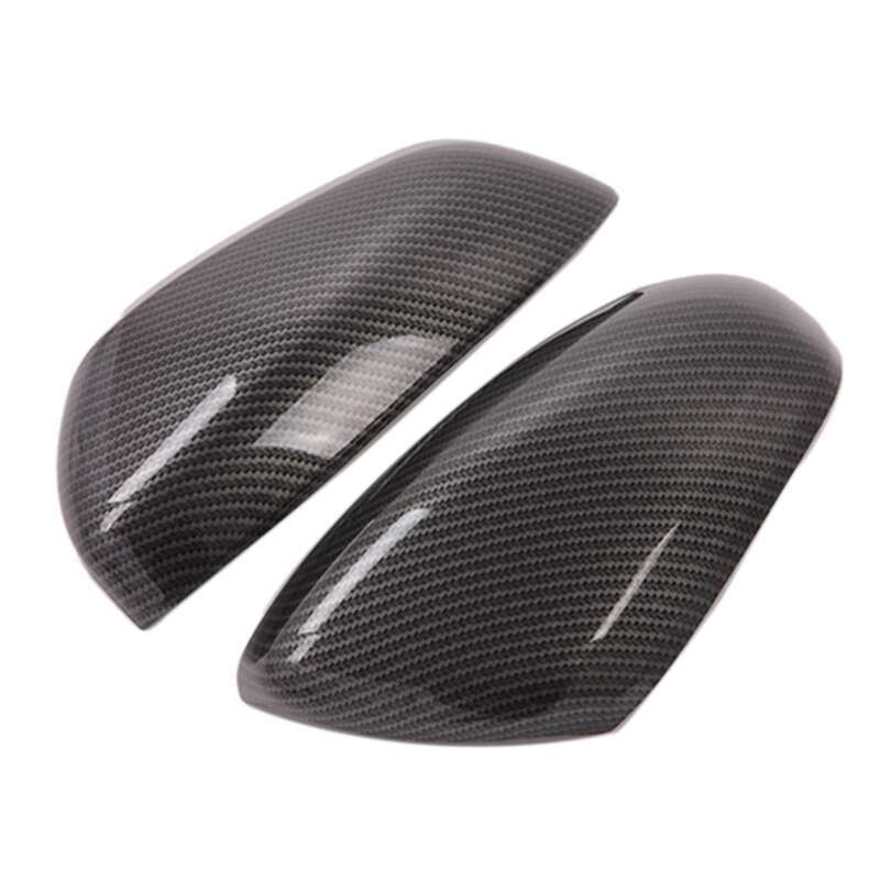 (UKYF) for 2017-2020 MG ZS Carbon Fiber ABS Side Rear View Mirror Cover Trim Stripe Accessories. 