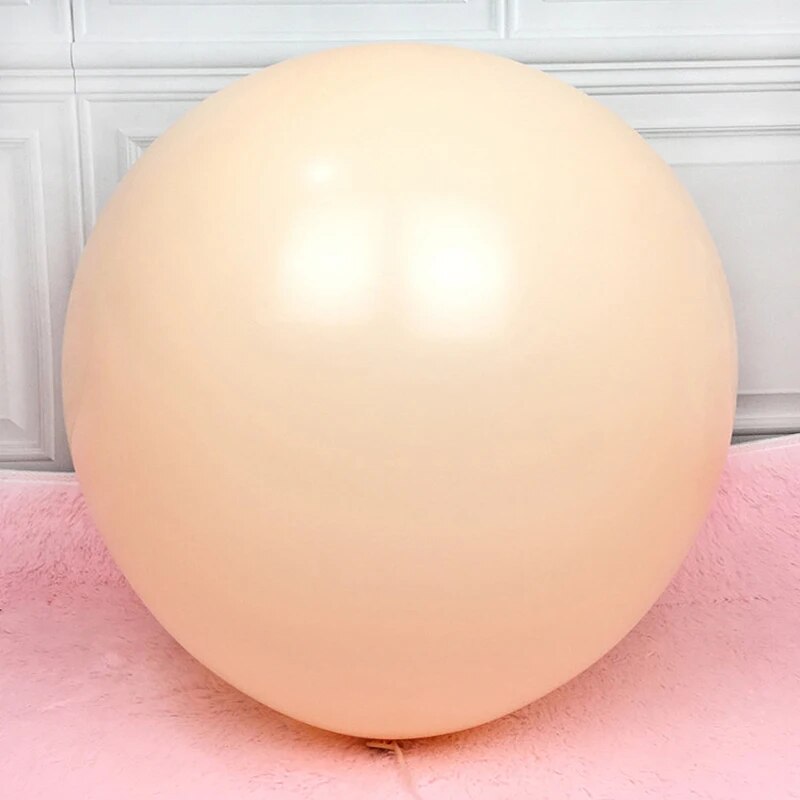 5-36inch Big Macarons Pastel Candy White Balloons Latex Round Helium Baloons For Birthday Party Baby Shower Globos Kids Toys. 