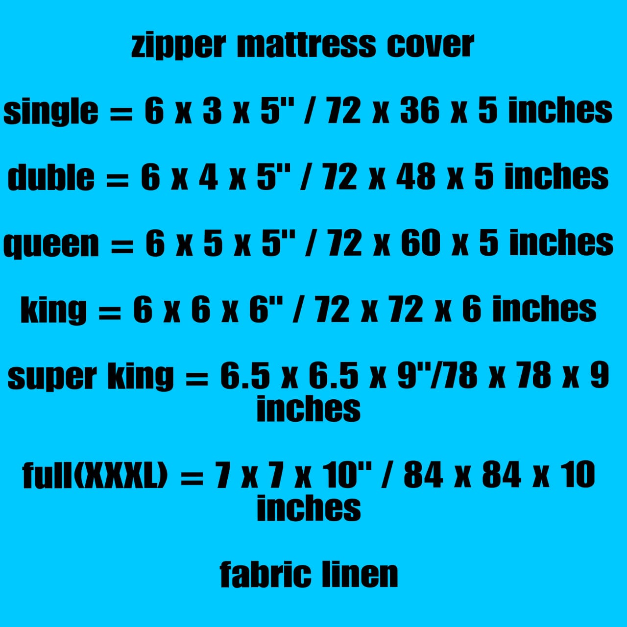 cotton mattress bed cover with zip opener multy clour. 