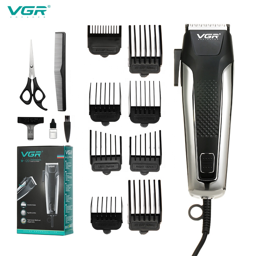 VGR 120 Professional Beard Hair Trimmer Electric Clipper Shaving Saloon