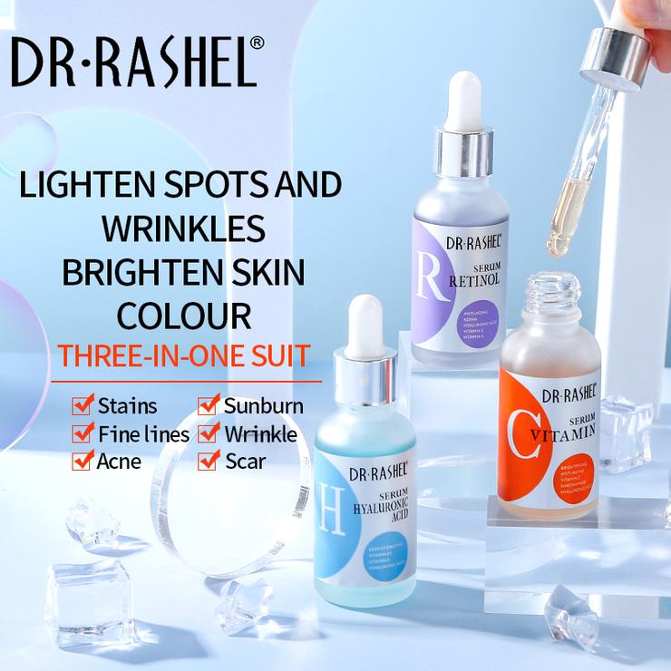 Dr. Rashel Anti-Aging Moisturizing Complete Facial Serum Set 3 Pack DRL 1616 - 30ml x 3. 