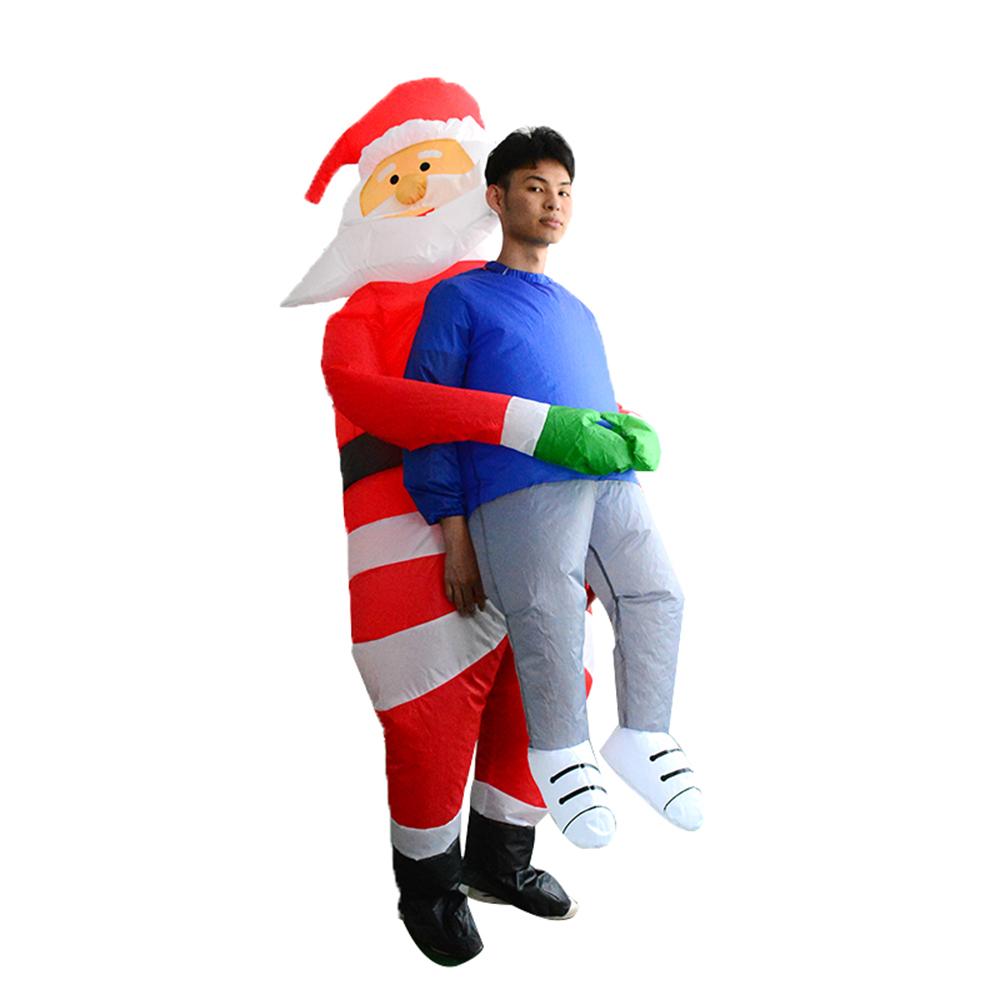 inflatable santa pick me up costume