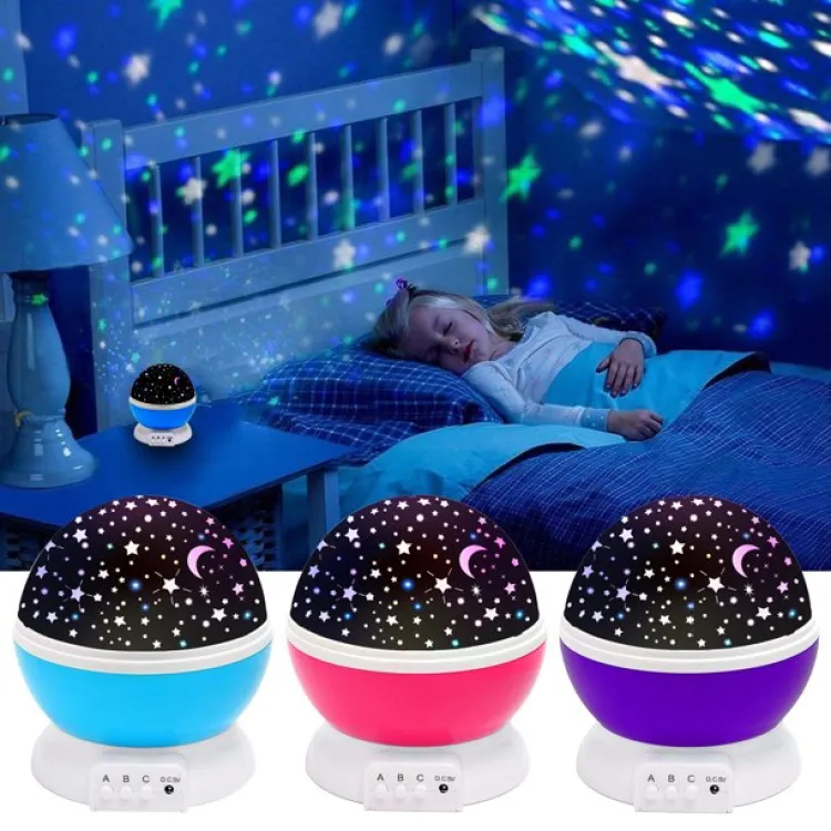 Night light best sale moon star projector