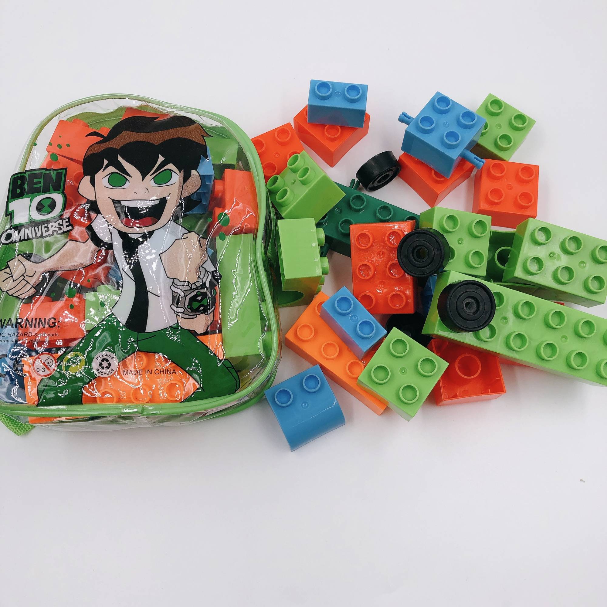 50Pcs BEN 10 Building Bricks Block Creative Toys Birthday Gift Multicolor  Set For Kids