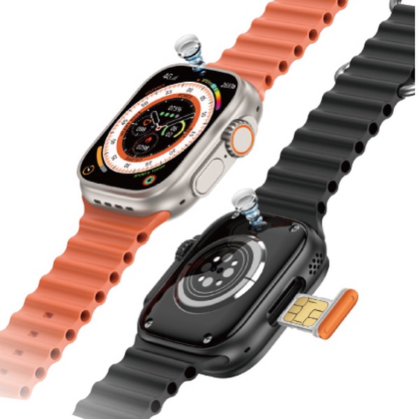 Telzeal TC4G Sim Smart Watch 2.2 Inch Screen Dual Cam IP67 Waterproof 2023 Best SmartWatch. 