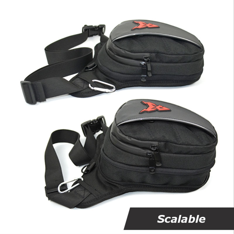 Norbinus Multifunction Motorcycle Drop Leg Bag Oxford Motorcycle Bag Outdoor Men Casual Waist Bag Fanny Pack Moto & Biker Bags Black 4 Leg Bag. 