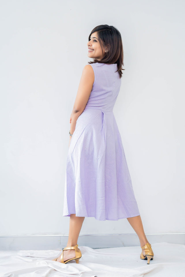 Sweet Escape Linen Midi Dress. 