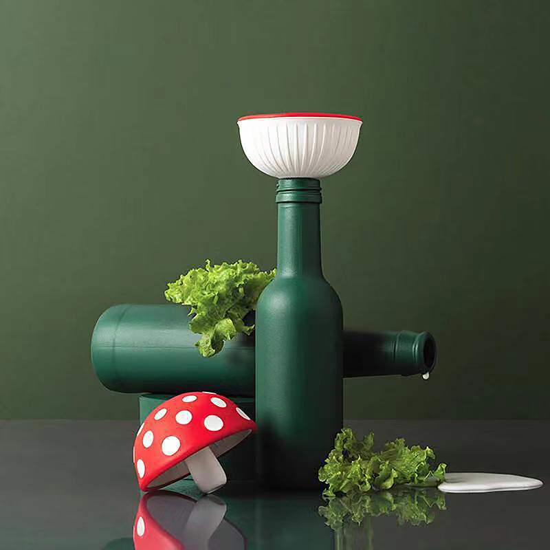 Magic Mushroom Funnel Foldable Silicone Funnel For Filling Bottles Or Container WANNA