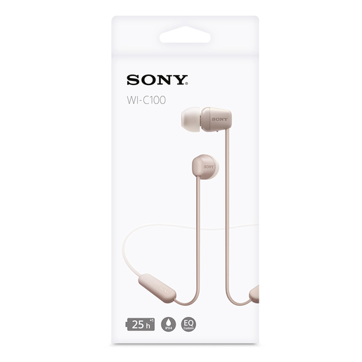 Sony WI-C100 Wireless In-ear Bluetooth Headphones. 