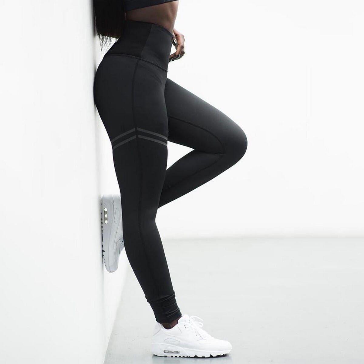 Womens High Waist Yoga Pants Tommy Control Workout Leggings