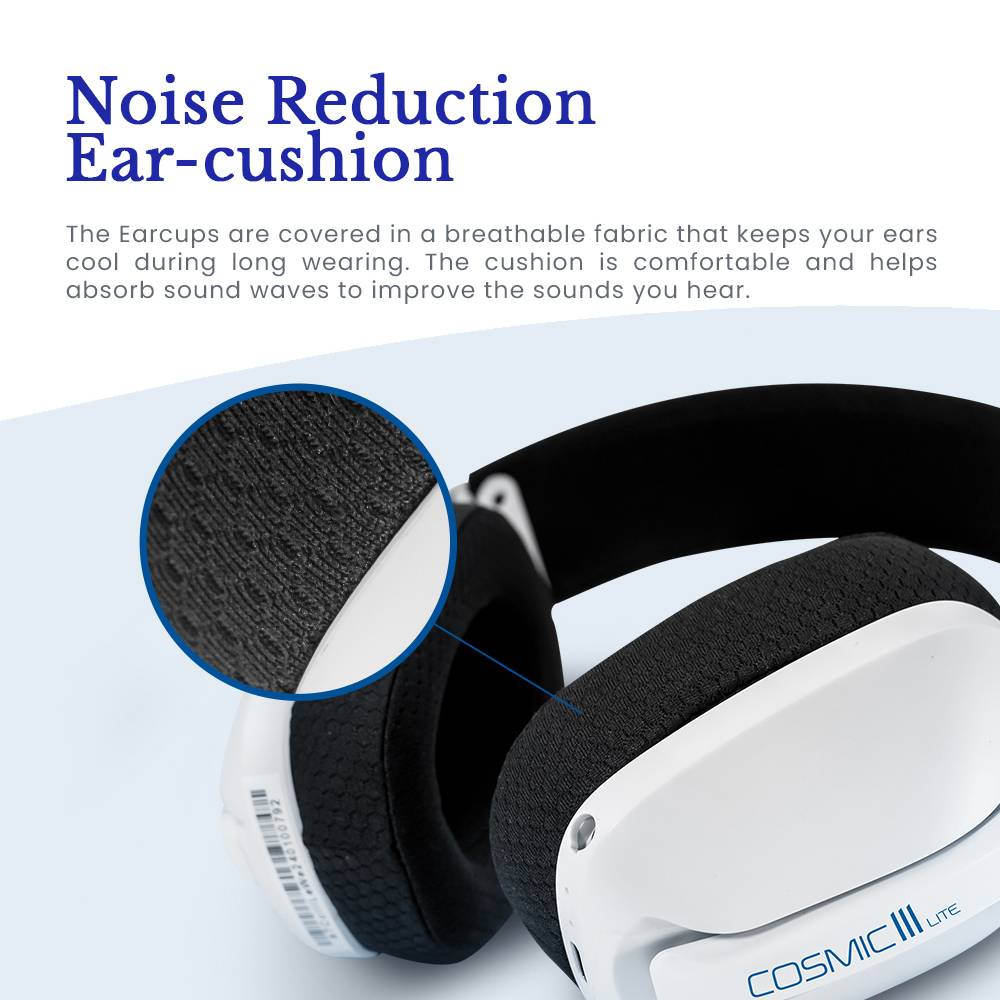 ARMAGGEDDON COSMIC III LITE BLUETOOTH WIRELESS 2.4G GAMING HEADSET WITH DETACHABLE MIC. 
