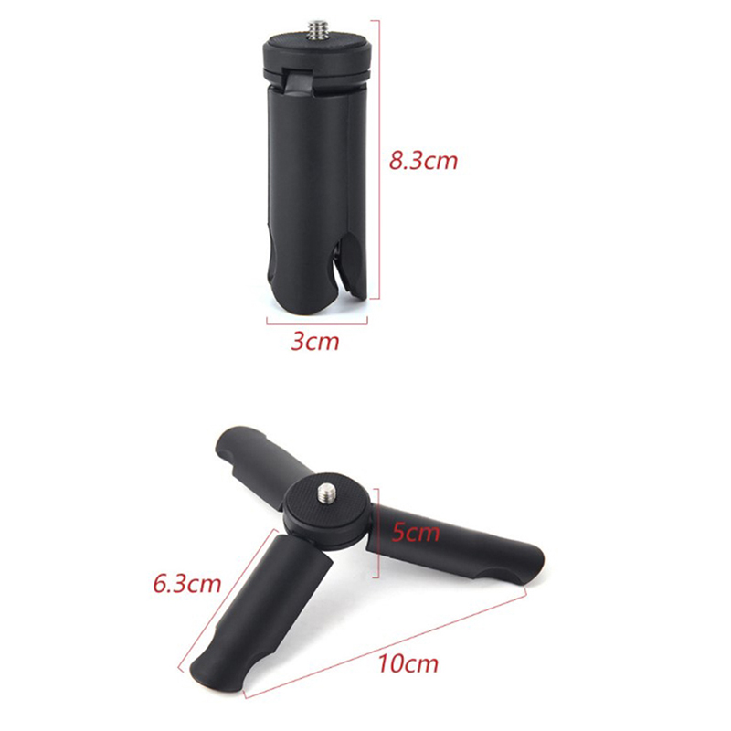 Mini Tripod with Universal 1/4 Screw for Mobile Phone Gimbal Mirrorless Camera. 