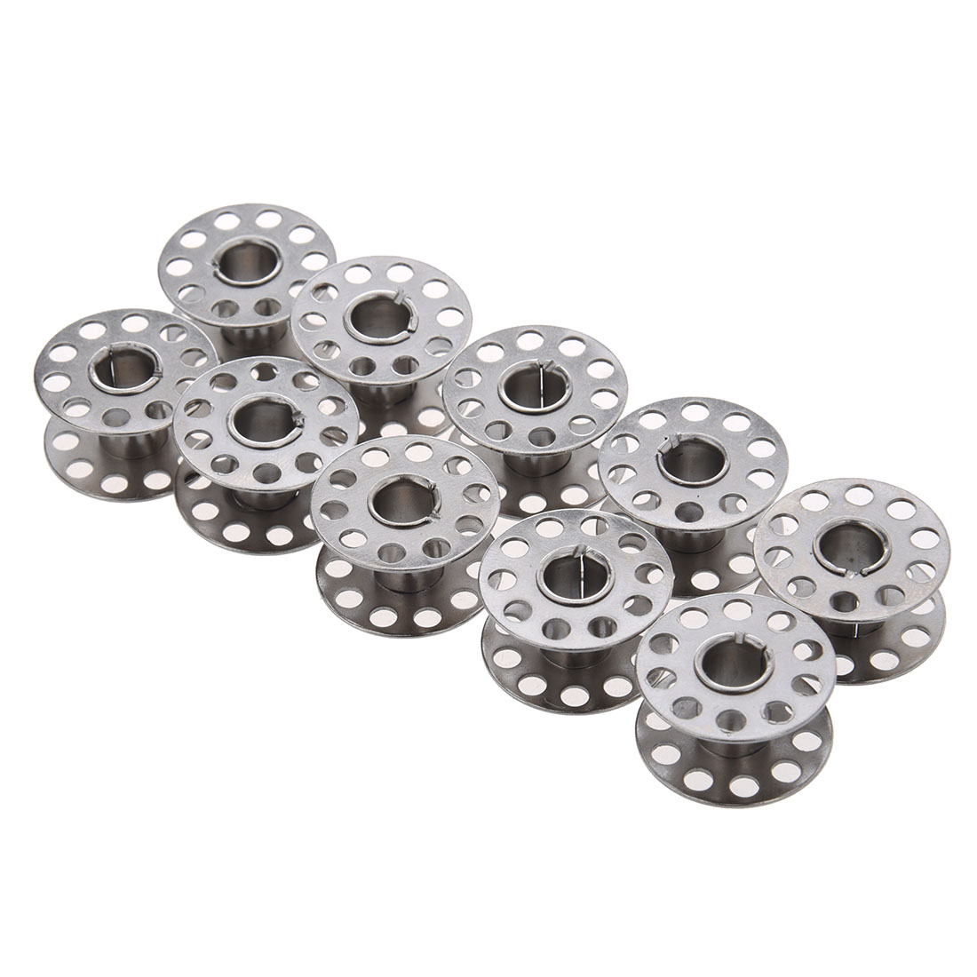 10x Metal Bobbin Spool for Home Sewing Machine