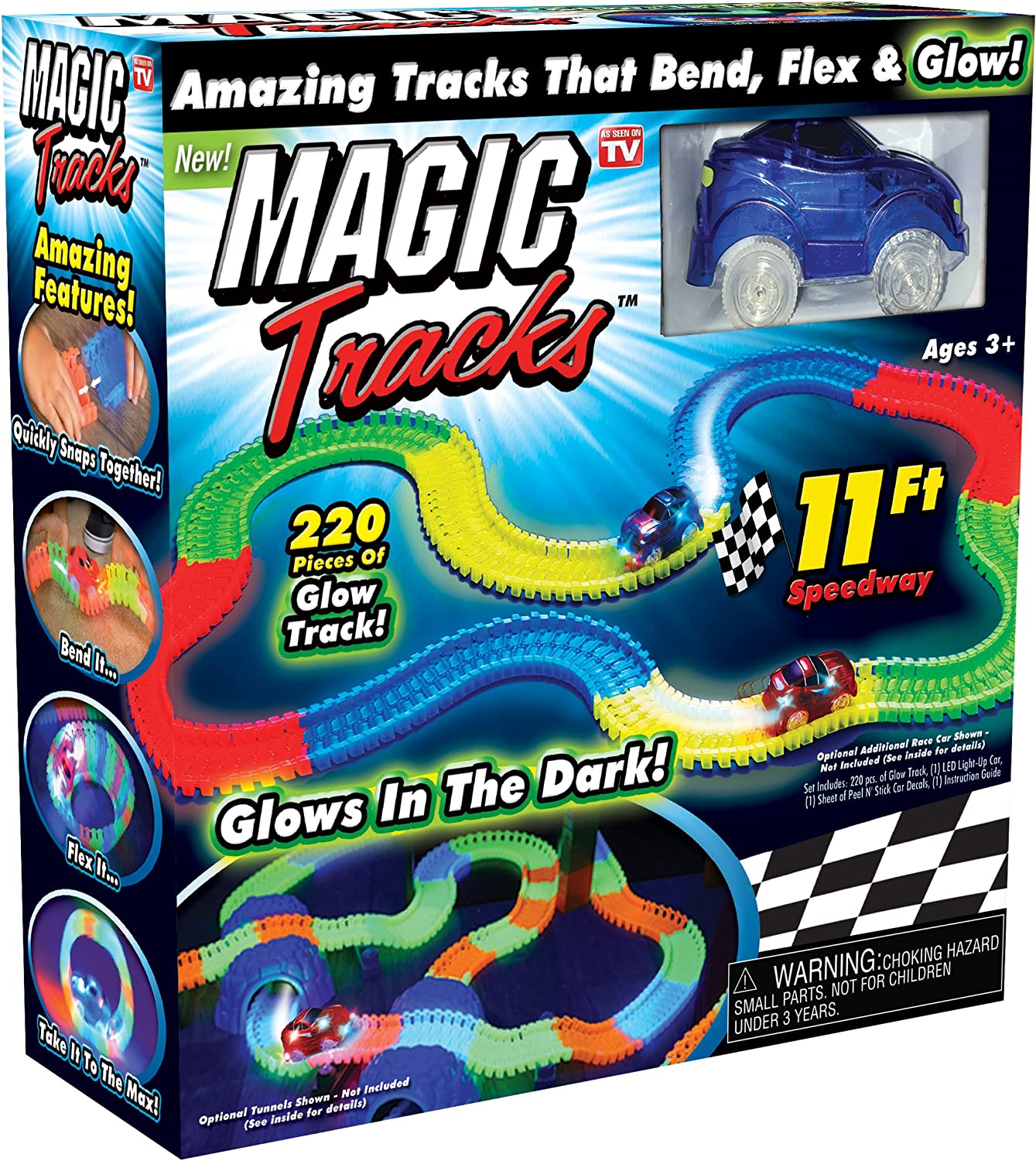 Magic Track Car Tracks That Bend The Car is Glow Magic Tracks