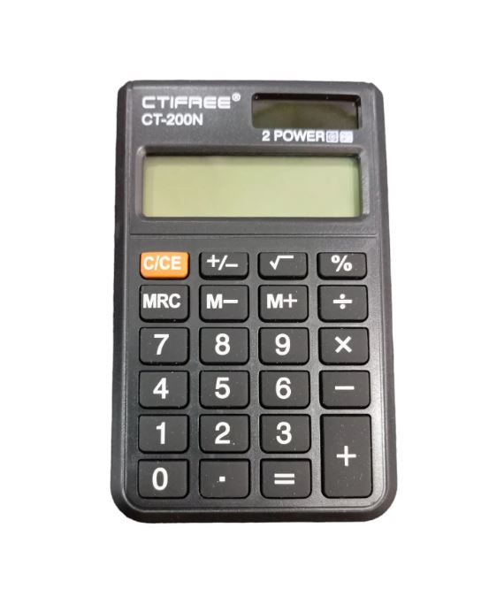 CTIFREE 200N 8 Digits Colorful Custom Calculator Small Power Pocket Calculator. 