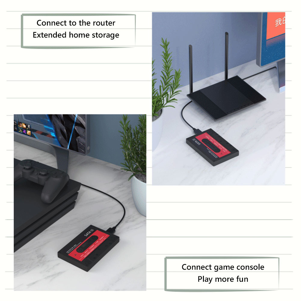 【China 】 HDD Enclosure SSD External Hard 2.5 USB 3.0 SATA to USB Disk 6Gbps Solid Disk Hard Notebook PC. 