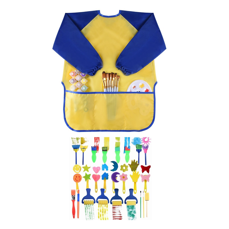 1pcs Kids Art Smock ciudaddelmaizslp.gob.mx