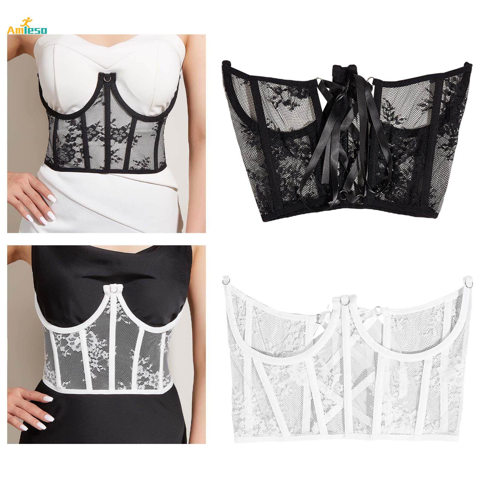 Underbust Corset Belt, Waist Corset, Lace Open Cup Corset, Short Torso Underwire Boned Corset, Underboob Waist. 