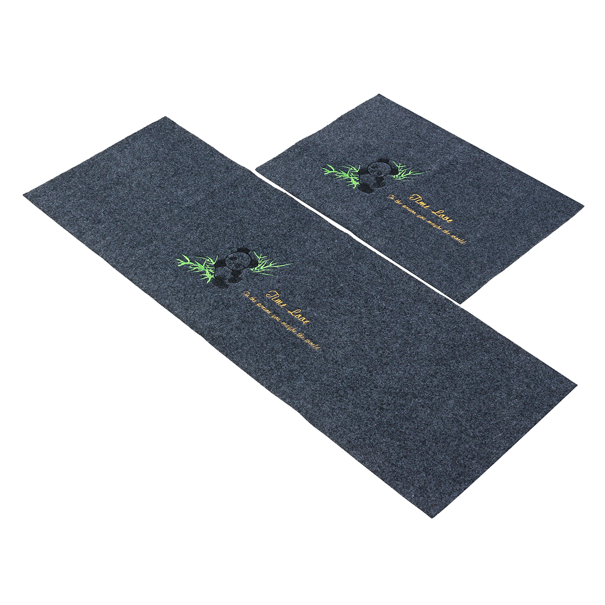 Grey Panda/Coconut tree/Hippo Kitchen Bathroom Carpet Home Decor Fashion Non Slip Door Entrance Floor Rug Mat. 