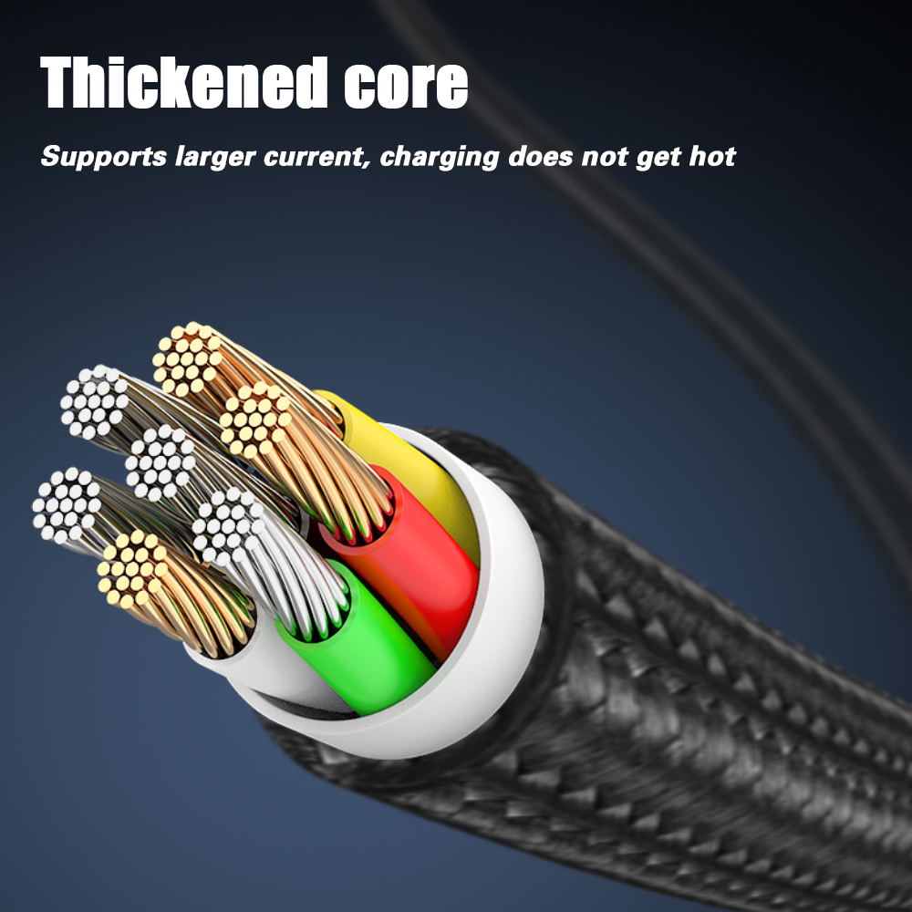 Magnetic 3A Fast Charging Micro USB Type C Cable, Charger for iPhone, Huawei, Samsung. 