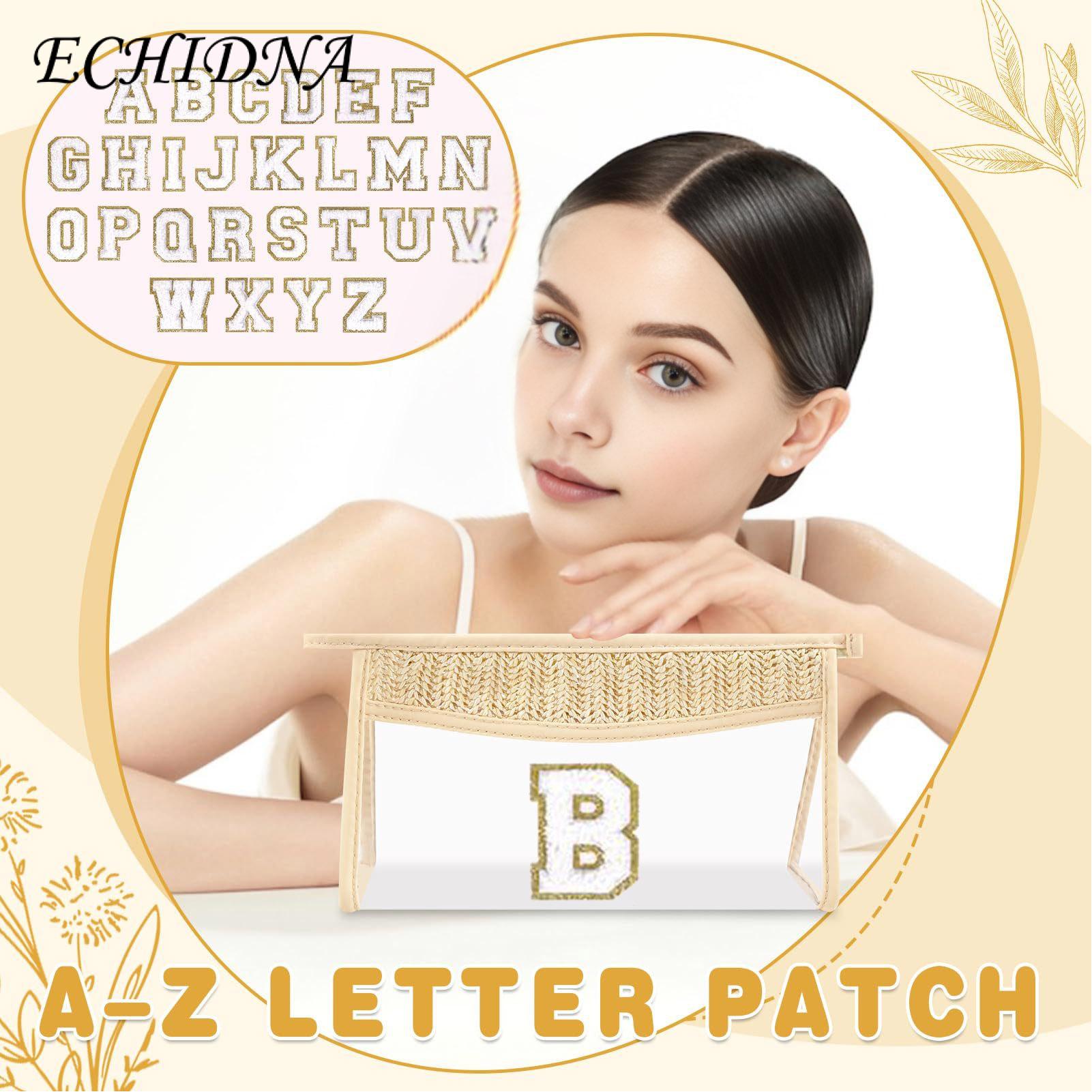 Travel Essentials Organizer Bag Custom Initial Letter Clear Makeup Pouch Large Capacity Travel Toiletry Bag for Beach amp Vacation Personalized Zipper Closure Cosmetic Organizer Cosmetic Bag. 