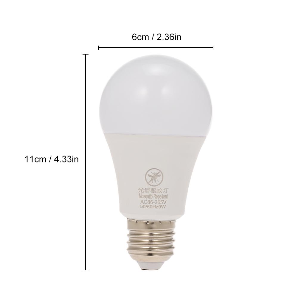 Yellow LEDs Bug Light Bulb No Blue Light Outdoor E26/27 9W Mosquito Repellent Light Bulb No UV 570-590nm Wavelength Night Light for Outdoor Indoor Energy Saving Light. 