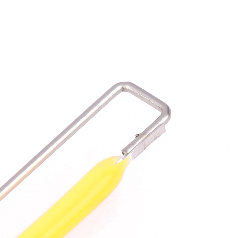10Pcs 3V 30MM Led Filament Bulb Lamp Parts Ceramic Spot Welding Filament Wire Lamp Led Diode Partial Bulb Chip Parts. 