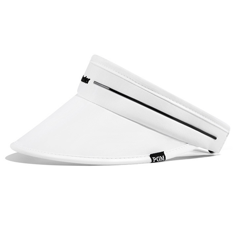 PGM 1 Piece Headless Large Brim UV Resistant Sun Cap Fishing Hiking UV Protection Cap ,White. 