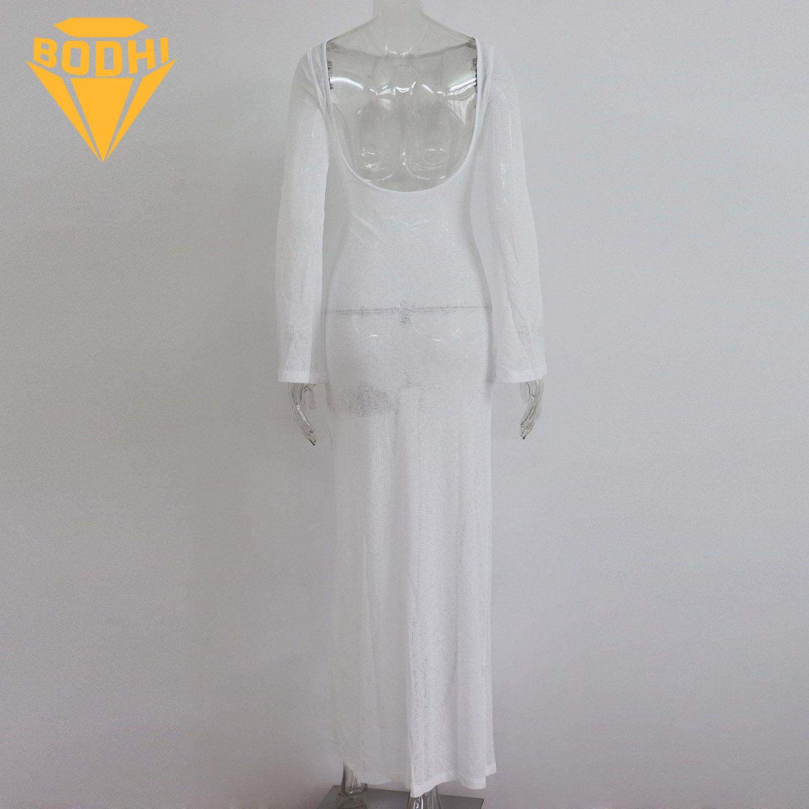 Comfortable Swim Cover-up Lace-up Backless Beach Cover-up Dress for Sun Protection Swimwear. 