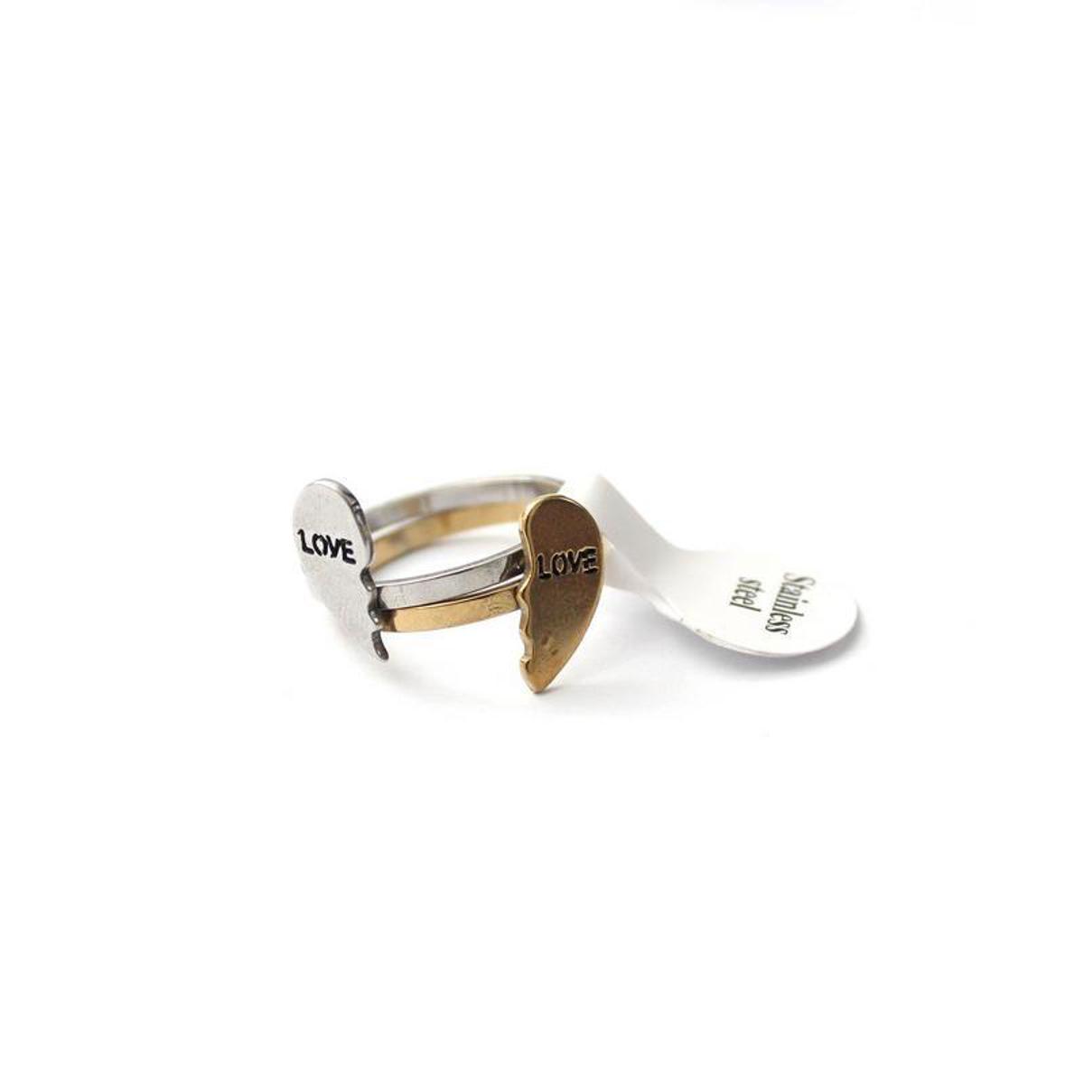Men's Multicolor Stainless Steel Couple Rings