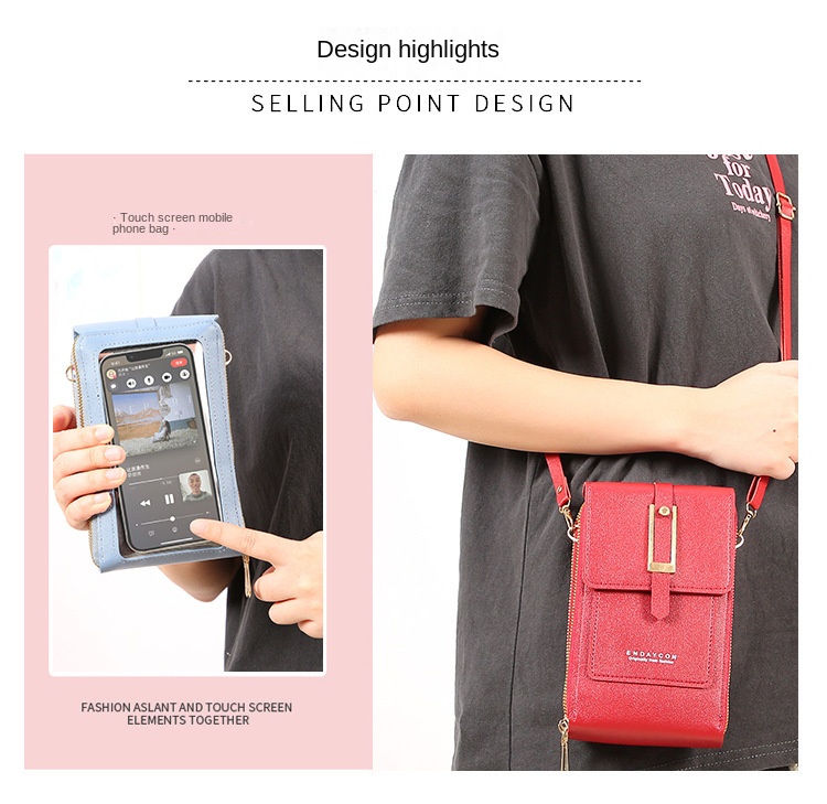 Touch screen discount cell phone bag