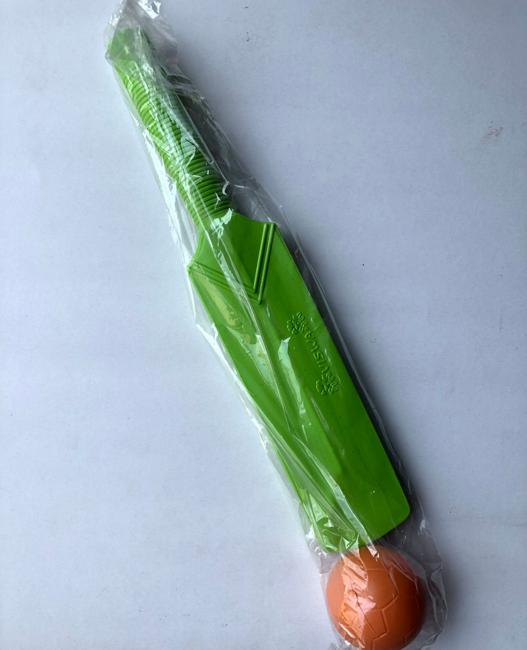Made in Sri lankan Plastic bat and ball comes in two sizes 15inch and 17.5inch height small and medium sizes.. 